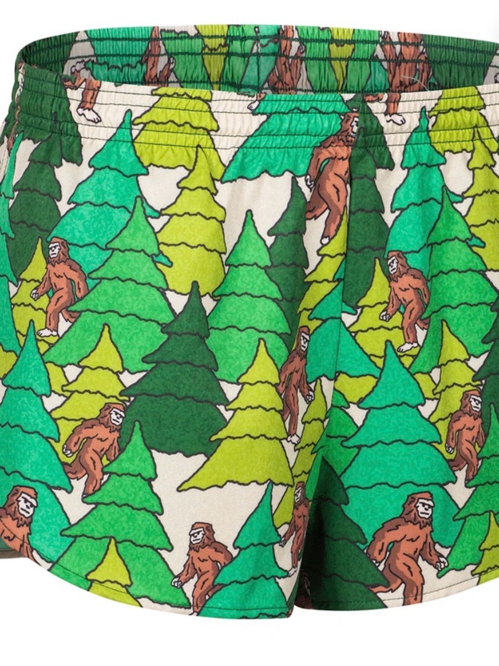 Women’s Elite Split Shorts - Bigfoot Print